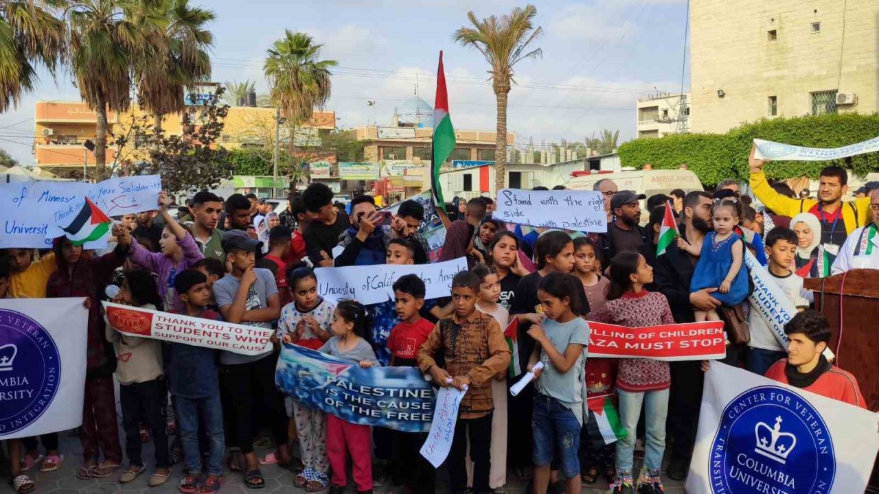 ABD Üniversitelerinden Gazze'ye Dayanışma: Filistin'e Destek Gösterileri Sürüyor