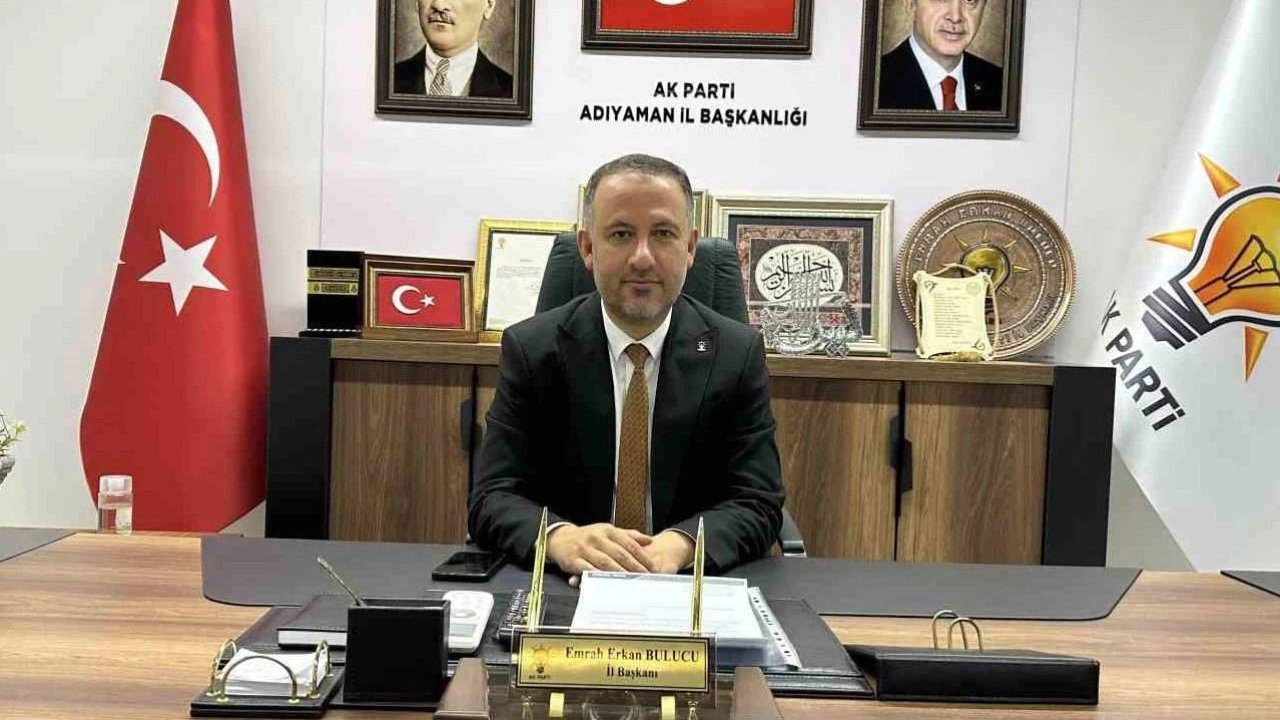 AKP Adıyaman İl Başkanı istifasını verdi
