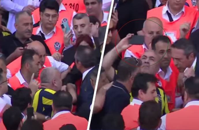 Ali Koç tartışırken selfie çekmeye çalışan kongre üyesi gündemde!