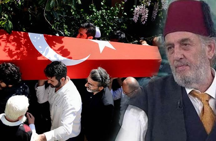 Türk bayrağına sarılı Fesli Kadir’in cenazesine tepki yağdı!