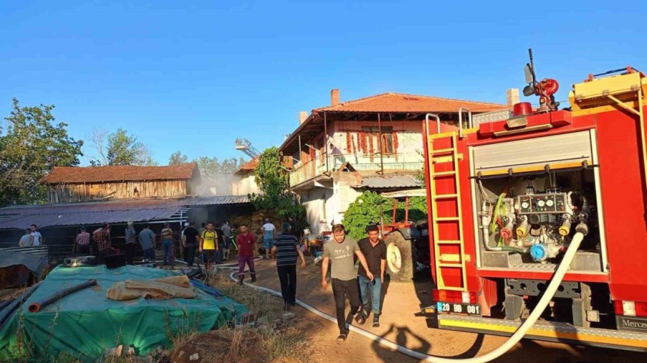 Samanlıkta çıkan yangın korkuttu!