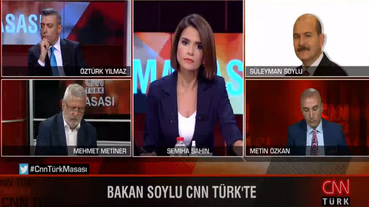 Canlı yayında Süleyman Soylu ve Mehmet Metiner birbirine girdi