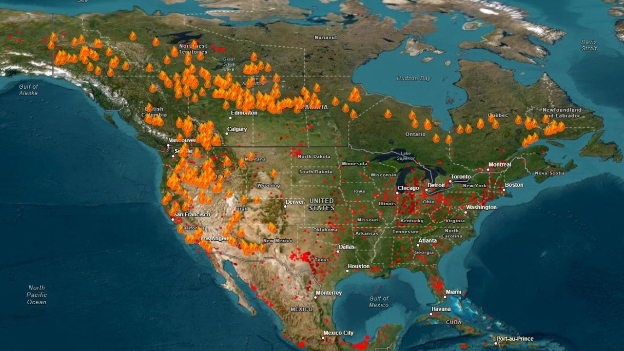 California ve Alberta'da Büyük Orman Yangınları: Felaket Boyutuna Ulaşıldı