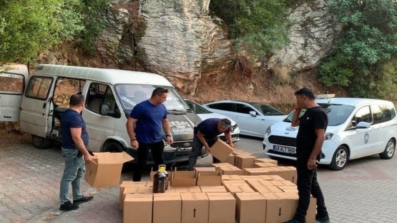 Marmaris'te Zabıta Ekiplerinden Sahte Zeytinyağı Operasyonu: 672 Litreye El Konuldu