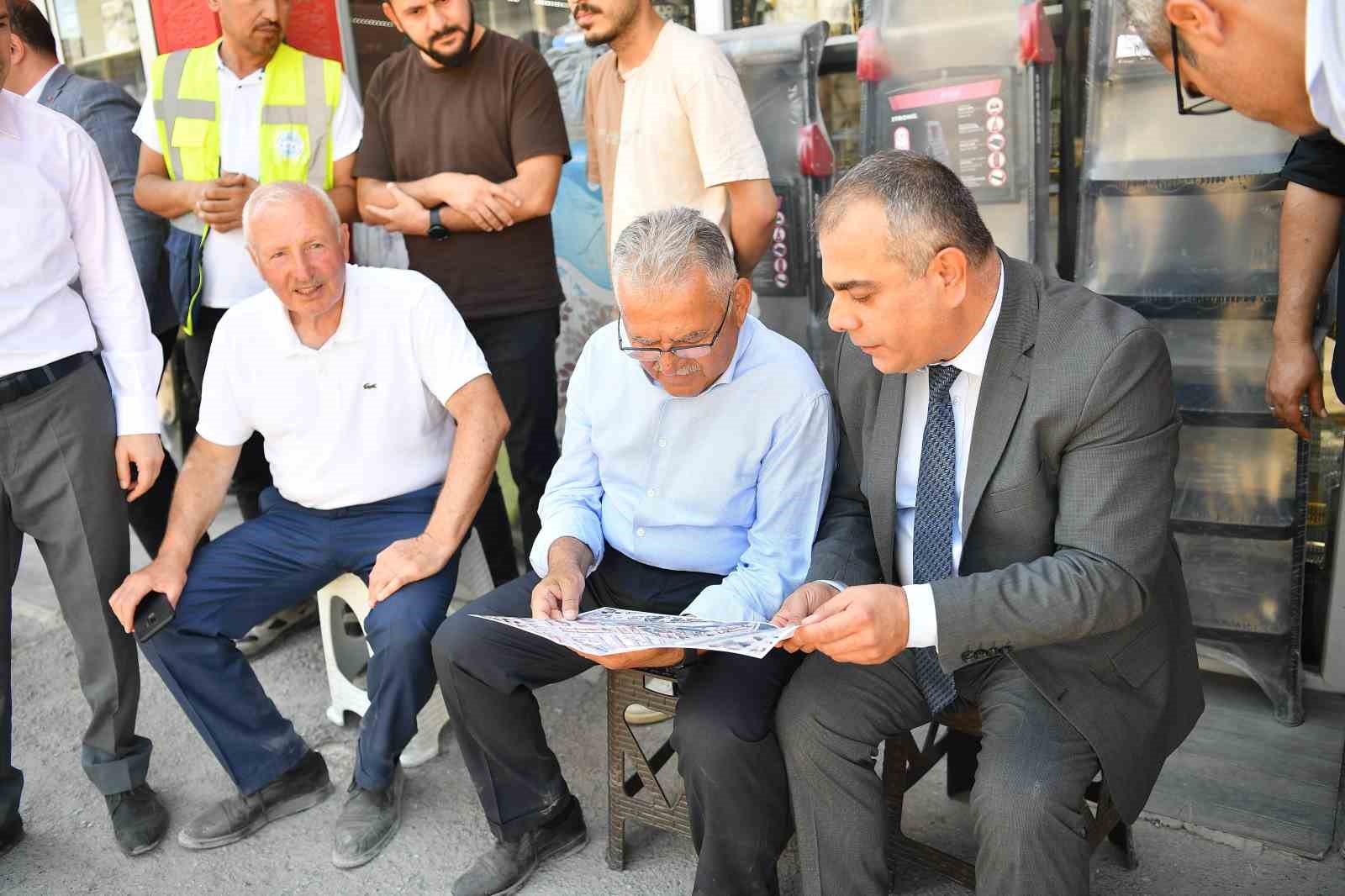 Başkan Büyükkılıç, 50 Yıllık Altyapısı Yenilenen Toptancılar Sitesi'nde İncelemelerde Bulundu