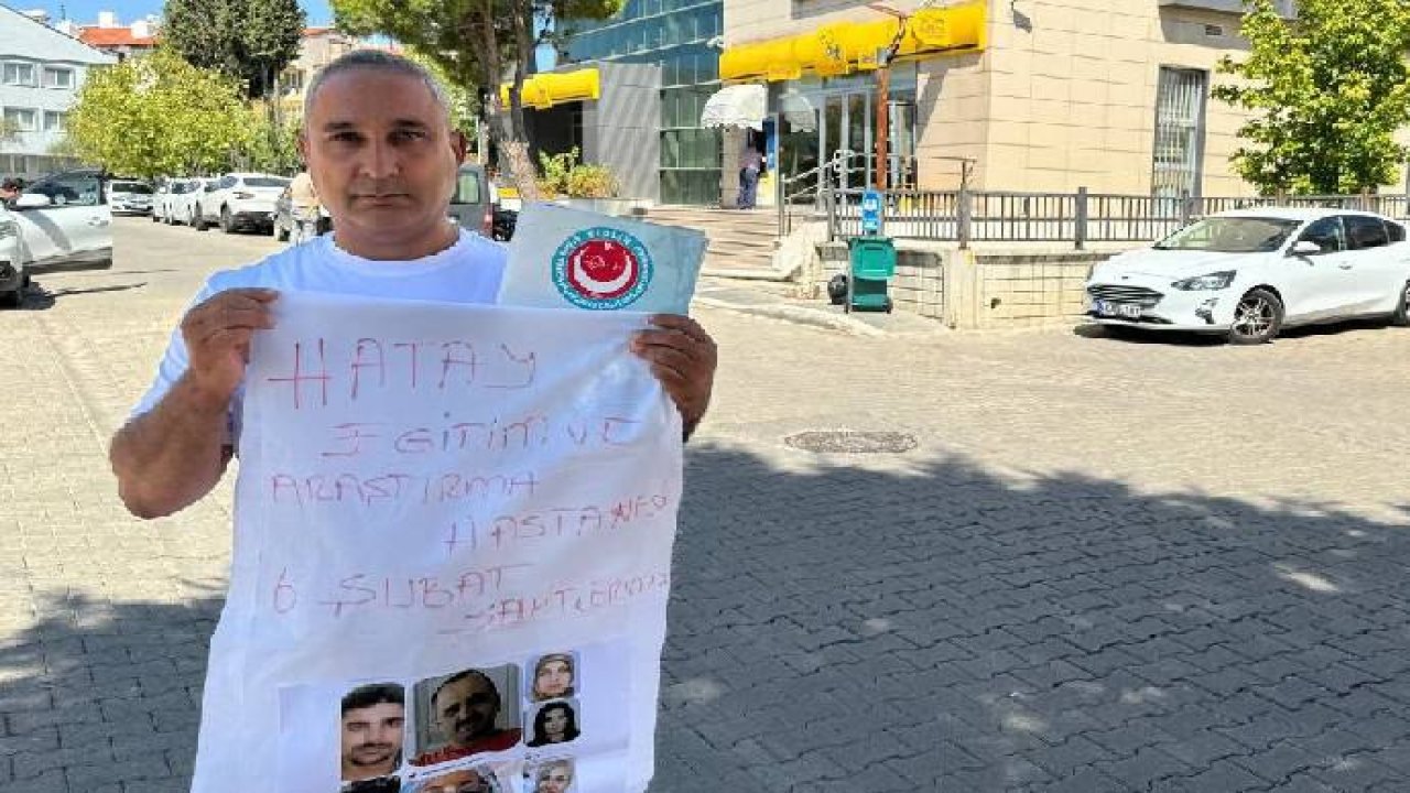 Hatay Valisi'ne kefenli protesto! 72 kişiye mezar olan hastanenin yıkılmasında sorumlu kim?