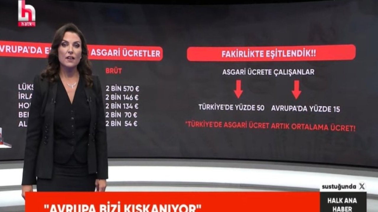Ece Üner canlı yayında açıkladı!: İşte AKP'nin asgari ücretliler karnesini