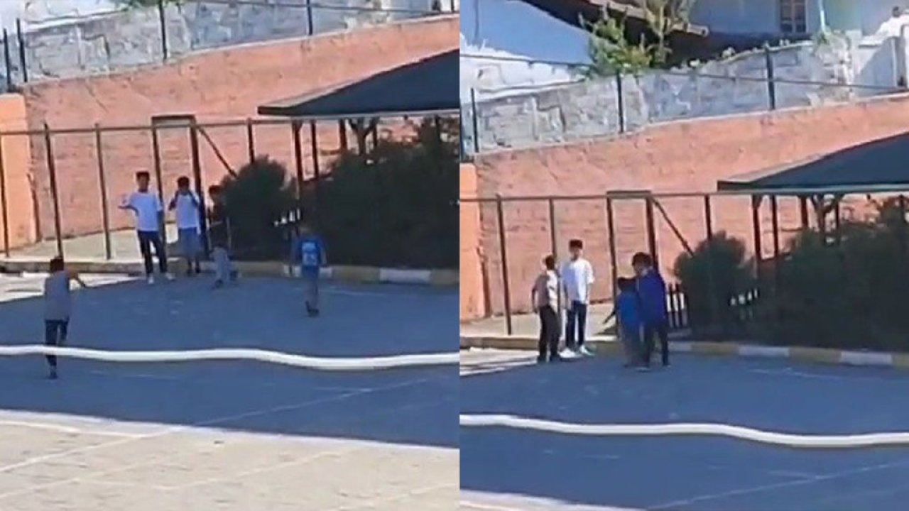 12 yaşındaki çocuk okulda korku dolu anlar yaşattı!: Arkadaşlarına bıçakla saldırdı!