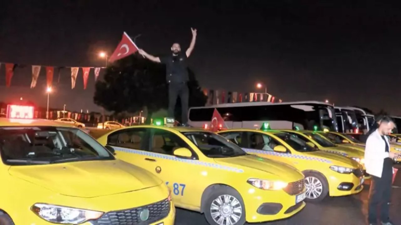 Taksiciler, TUSAŞ saldırısında hayatını kaybeden meslektaşları Murat Arslan'ı andı