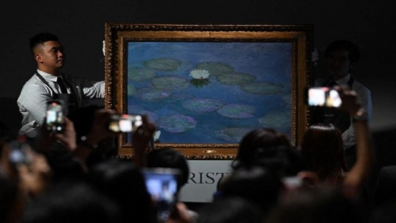 Claude Monet’nin 'Nilüferler' tablosu rekor fiyata satıldı