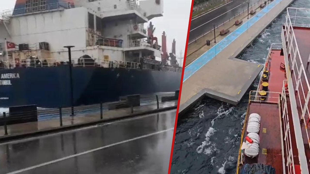İstanbul Boğazı'nda sürüklenen gemi son anda kurtarıldı