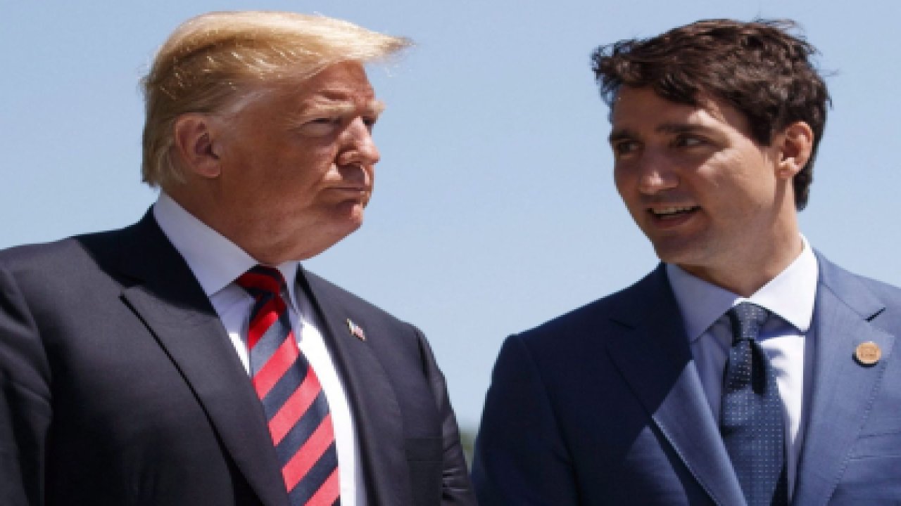 Trump, Kanada Başbakanı Trudeau ile bir araya geldi