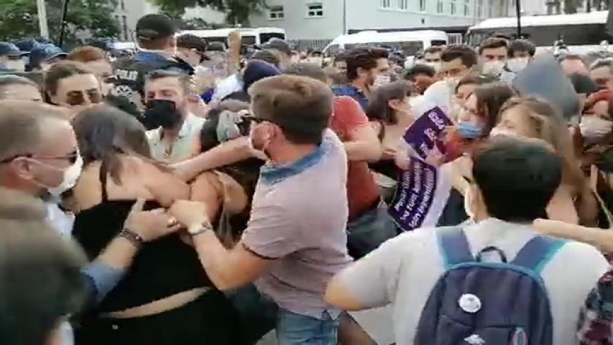 Ankara'da kadınlara müdahale: Çok sayıda gözaltı var!
