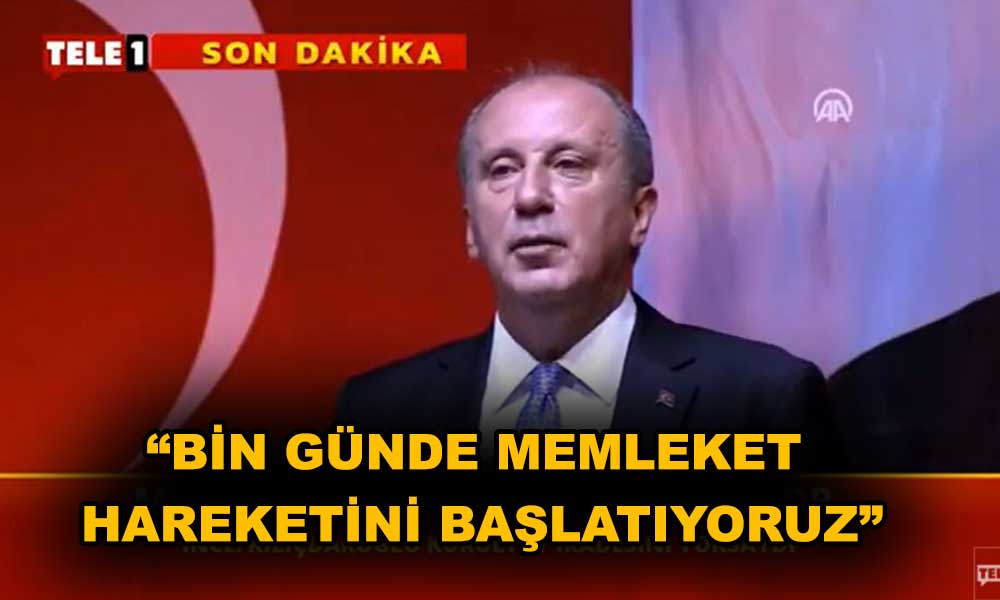 Muharrem İnce canlı yayında çok beklenilen açıklamasını yaptı, soruları yanıtlıyor