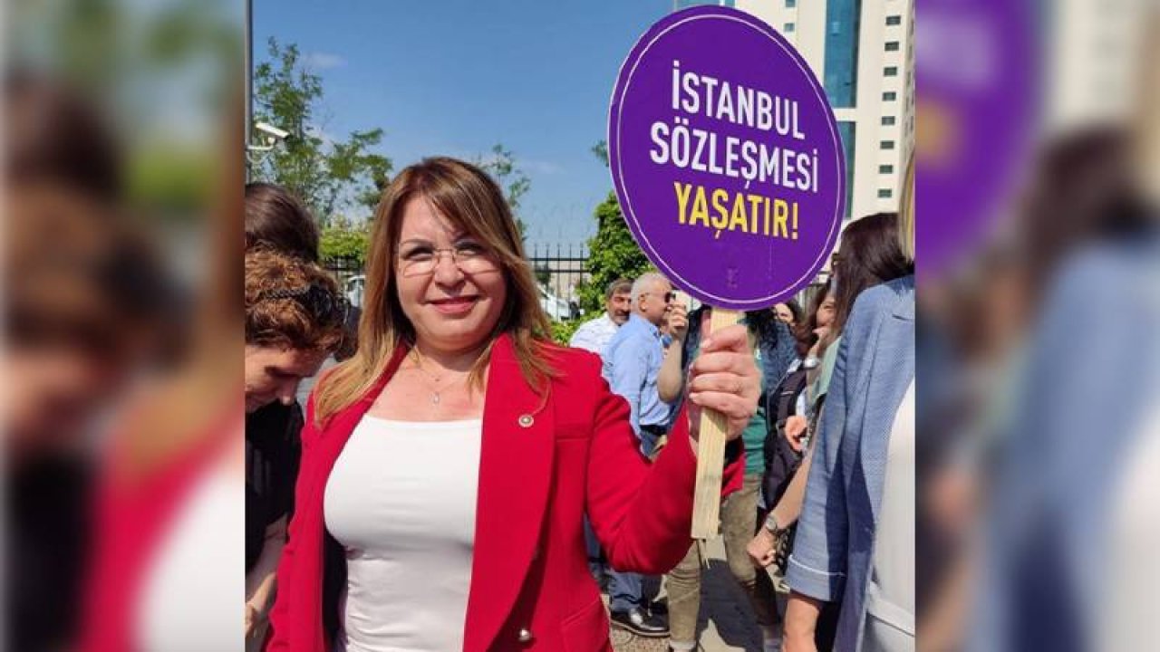 CHP'li Gülizar Karaca'dan kadına şiddet hakkında sunum yapan Yetiş'e tepki: 