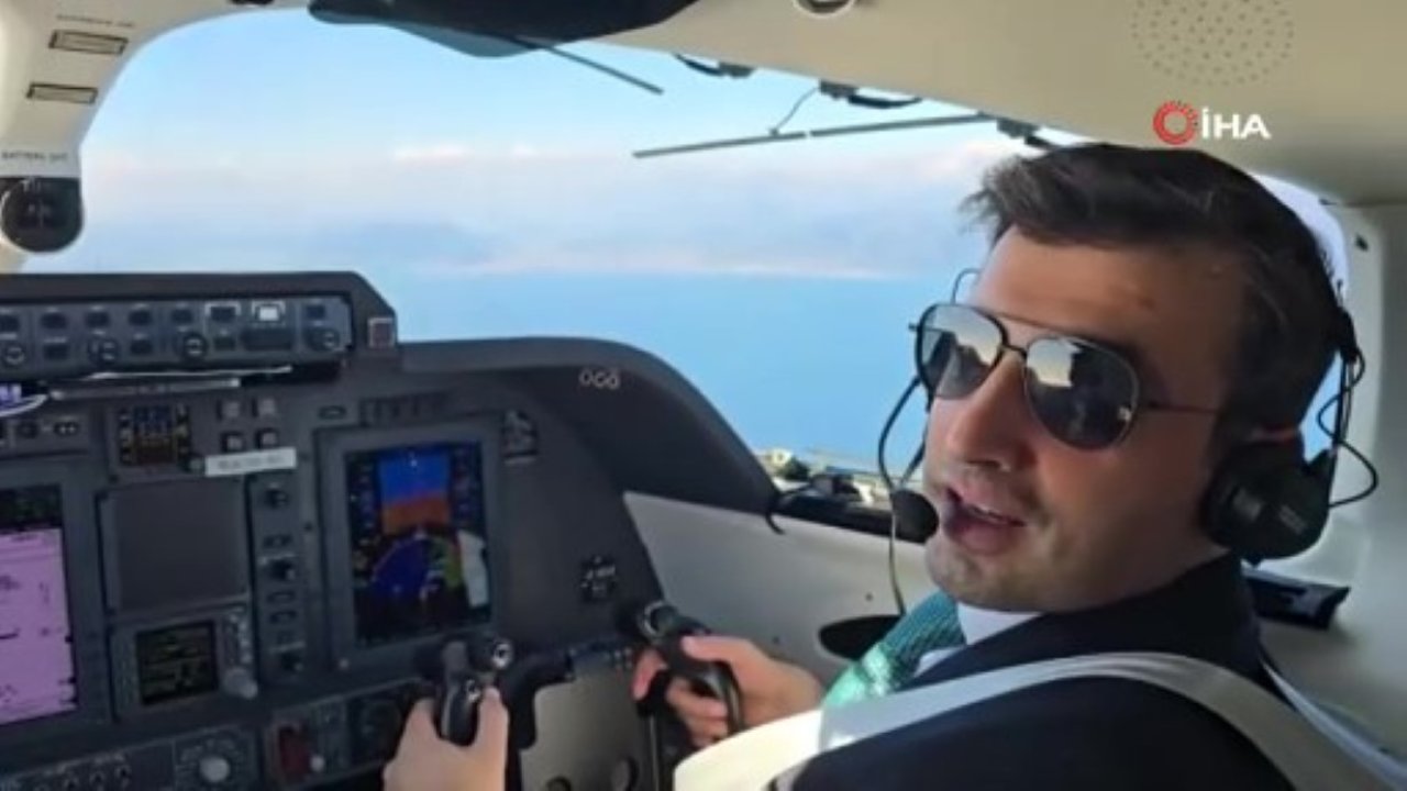 Selçuk Bayraktar, Piaggio Aerospace uçağıyla İtalyan devinin fabrikasına indi!