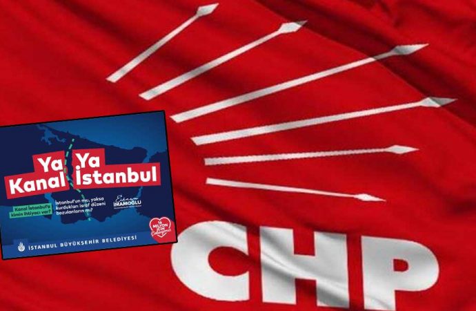 #YaKanalYaİstanbul . CHP Gençlik Kolları Valiliğe tepkisini ti'ye alarak verdi