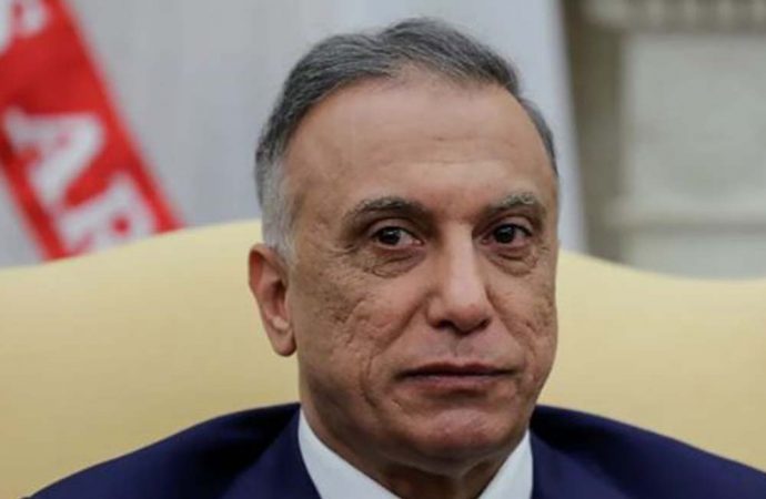 Irak Başbakanı el-Kazimi'ye Beyaz Saray önünde protesto!