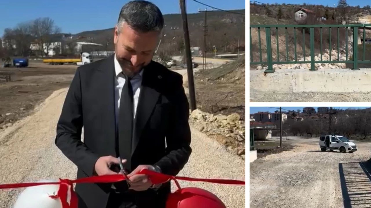 AKP’li başkandan tek kişilik açılış; 'Sade olsun'