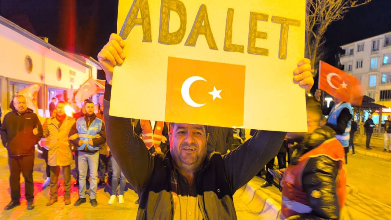 Iğdır'da Ekrem İmamoğlu'na yönelik destek gösterisi