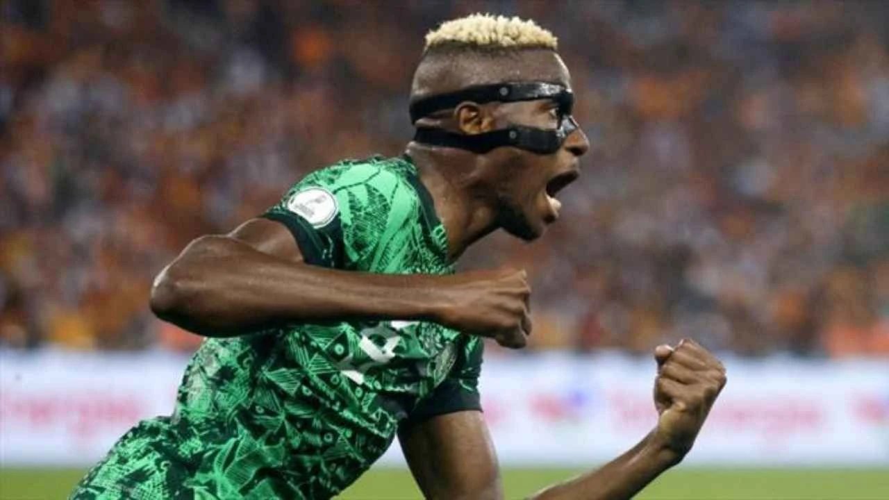 Galatasaray'ın yıldızı Osimhen, milli maçta 2 gol attı