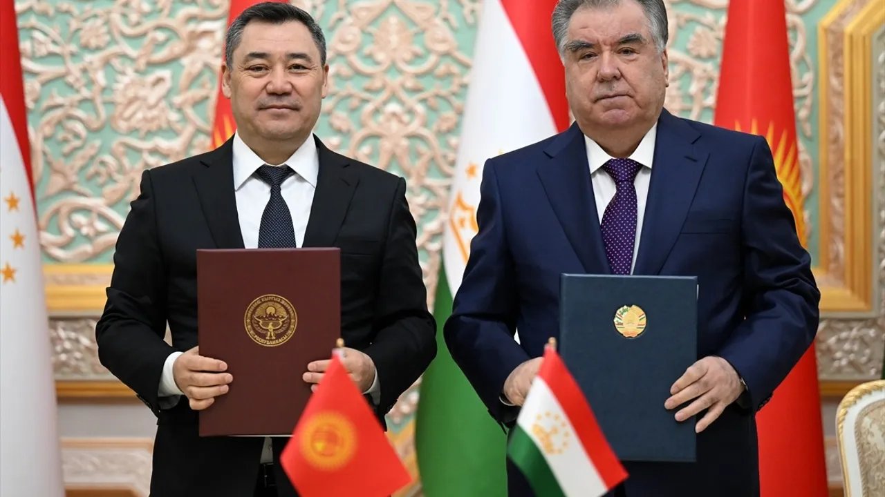Kırgızistan ile Tacikistan arasındaki sınır anlaşması belgelerinin karşılıklı değişimi yapıldı!