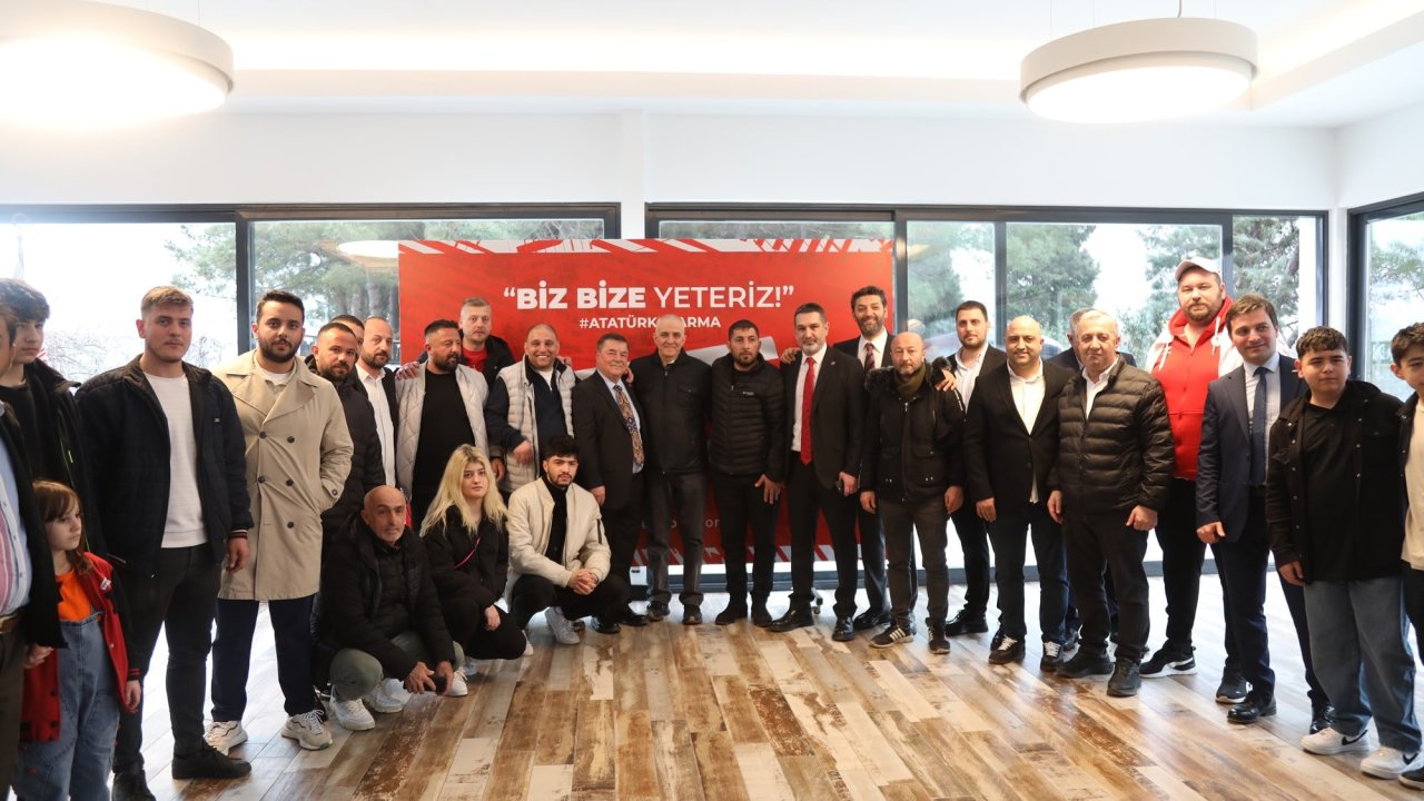 Samsunspor'da bayramlaşma töreni düzenlendi