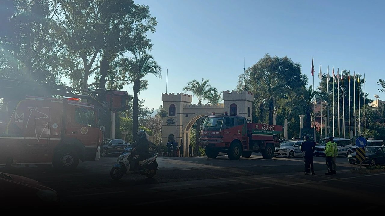 Marmaris'te 5 yıldızlı otelde yangın çıktı