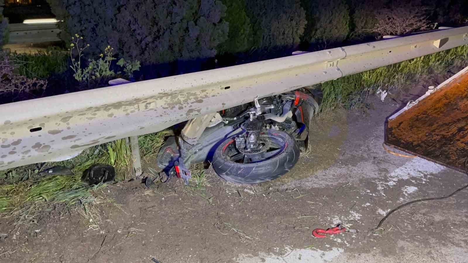 Bursa'da motosiklet kazasında bir kişi hayatını kaybetti