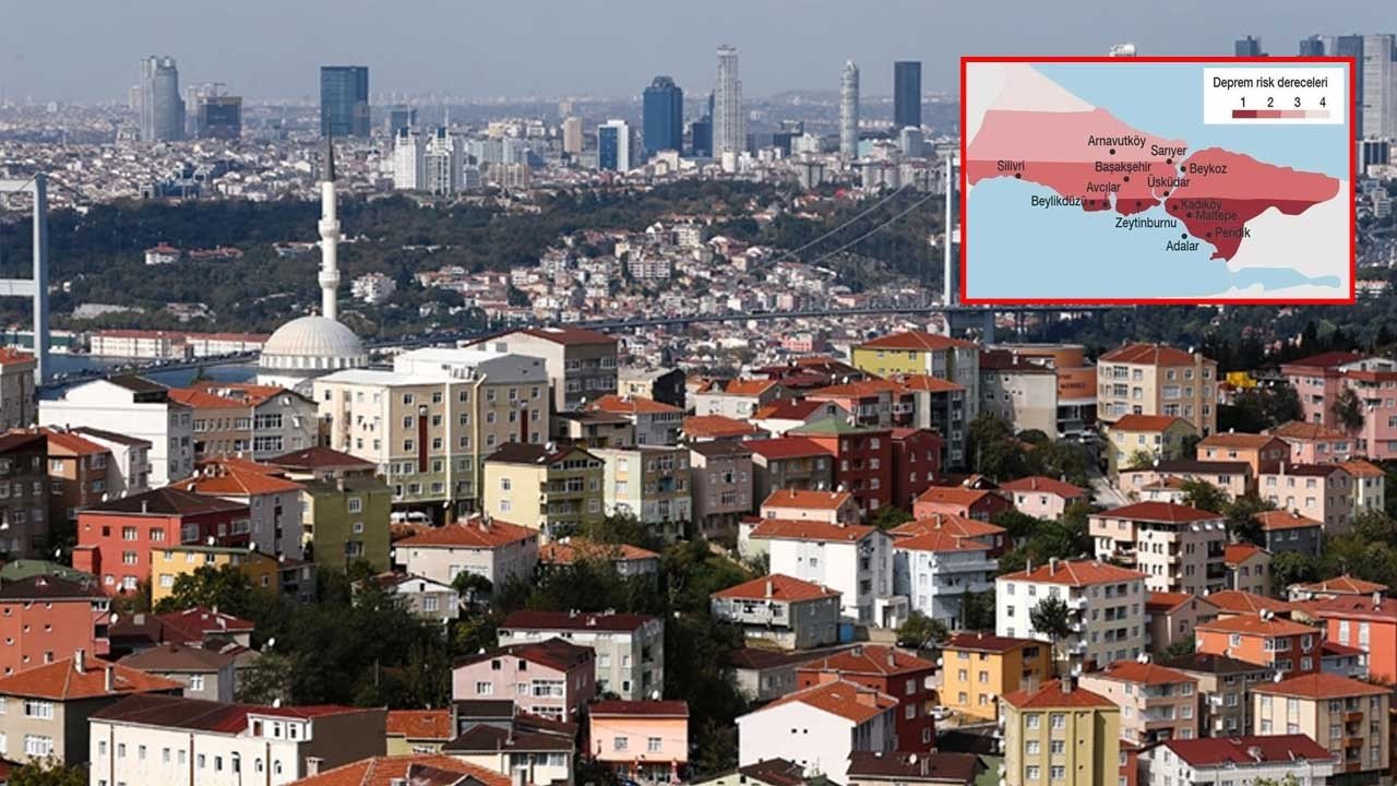 İstanbul Deprem Risk Haritası: Hangi İlçeler Birinci, İkinci ve Üçüncü Derece Riskli?