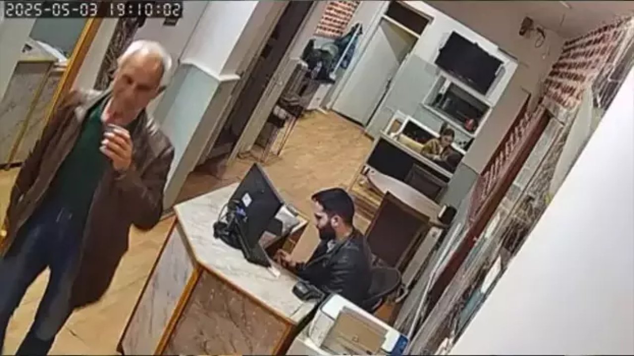Özgür Özel'e saldıran Selçuk Tengioğlu'nun saldırıdan önceki görüntüleri ortaya çıktı!