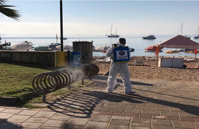 Didim'de koronavirüse karşı sıkı önlem !