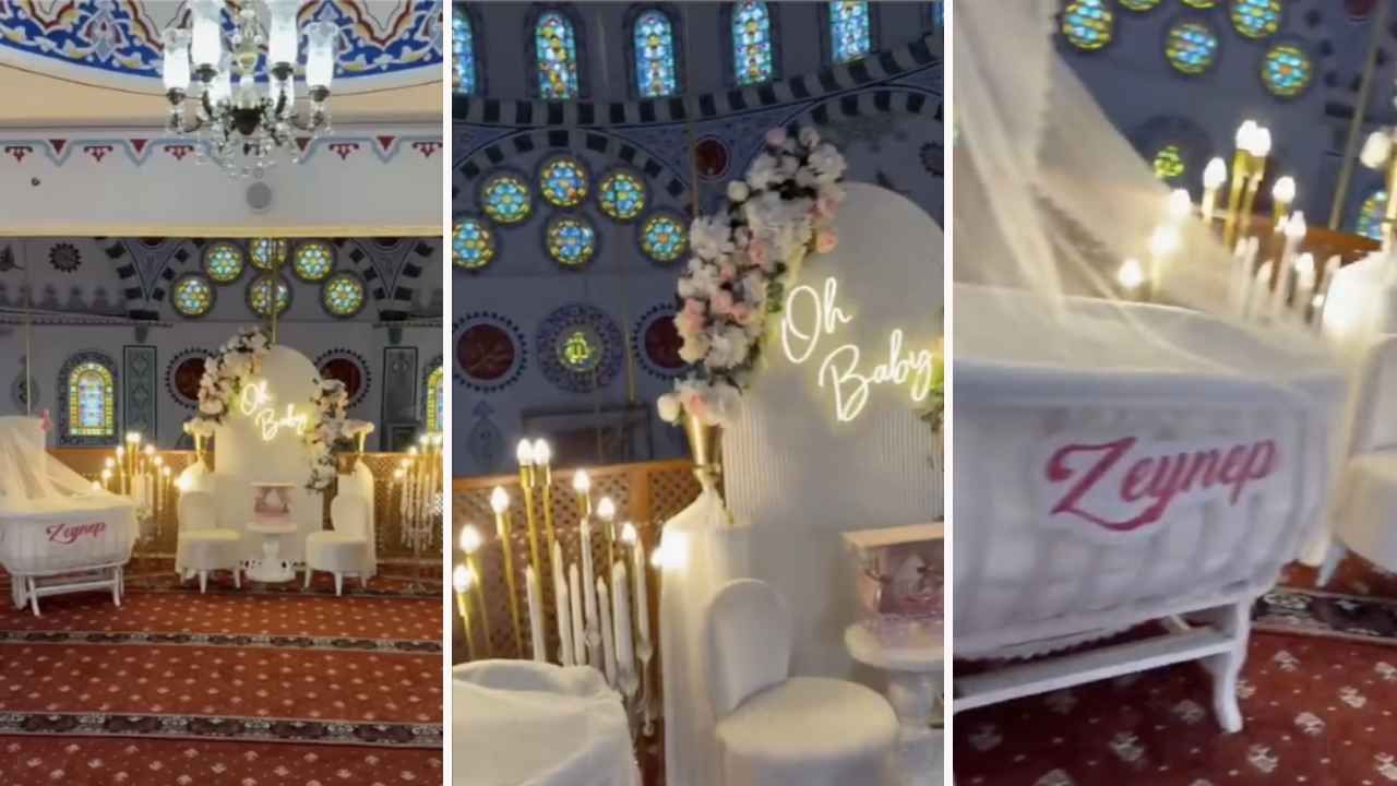 Müftülük inceleme başlattı: camide baby shower skandalı!