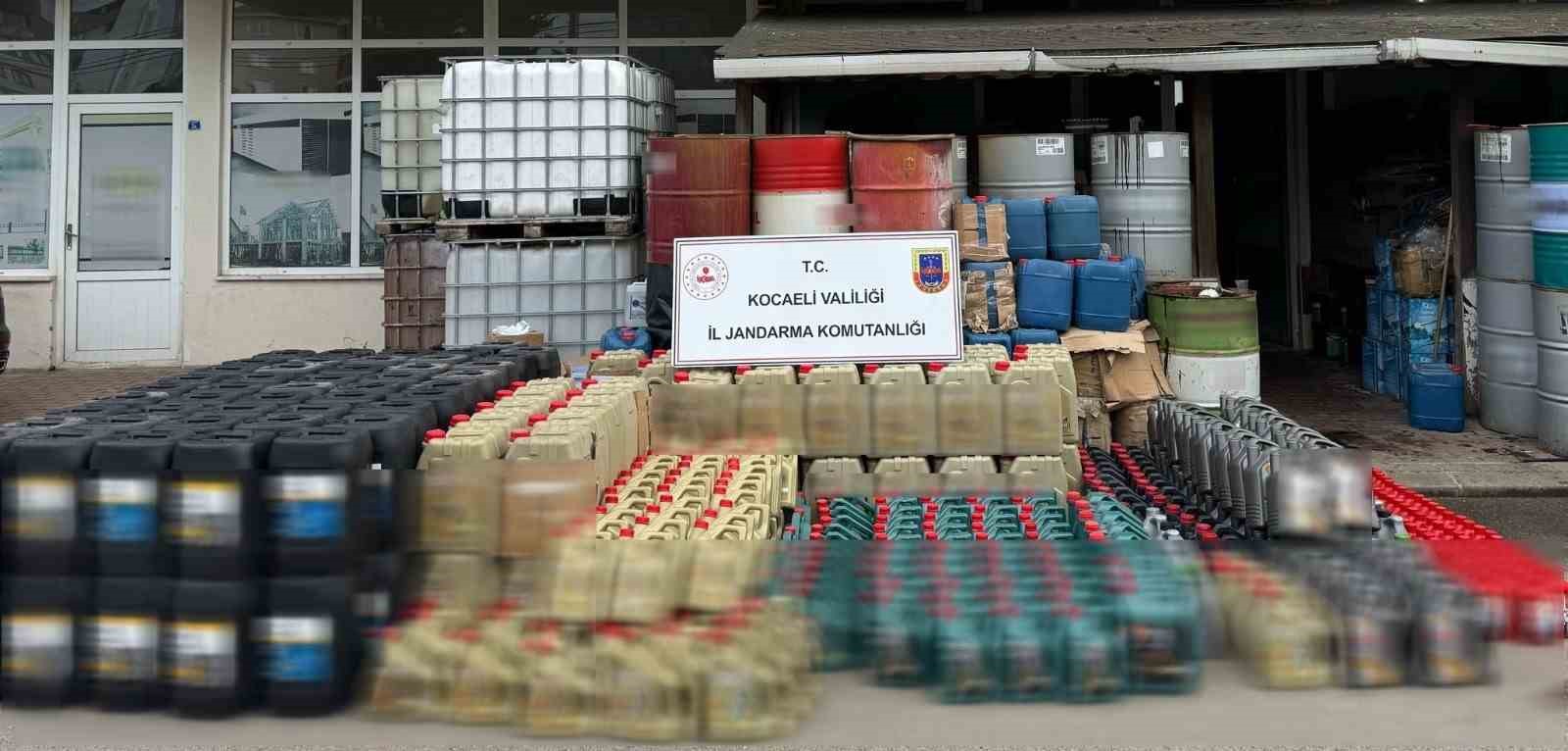 Kocaeli'de akılalmaz sahtecilik: 12 milyonluk madeni yağ dolandırıcılığı