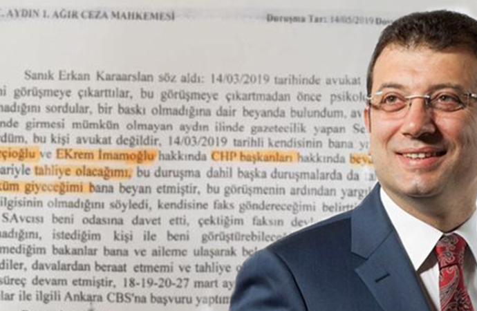 'İmamoğlu'na FETÖ'cü de seni tahliye edelim'