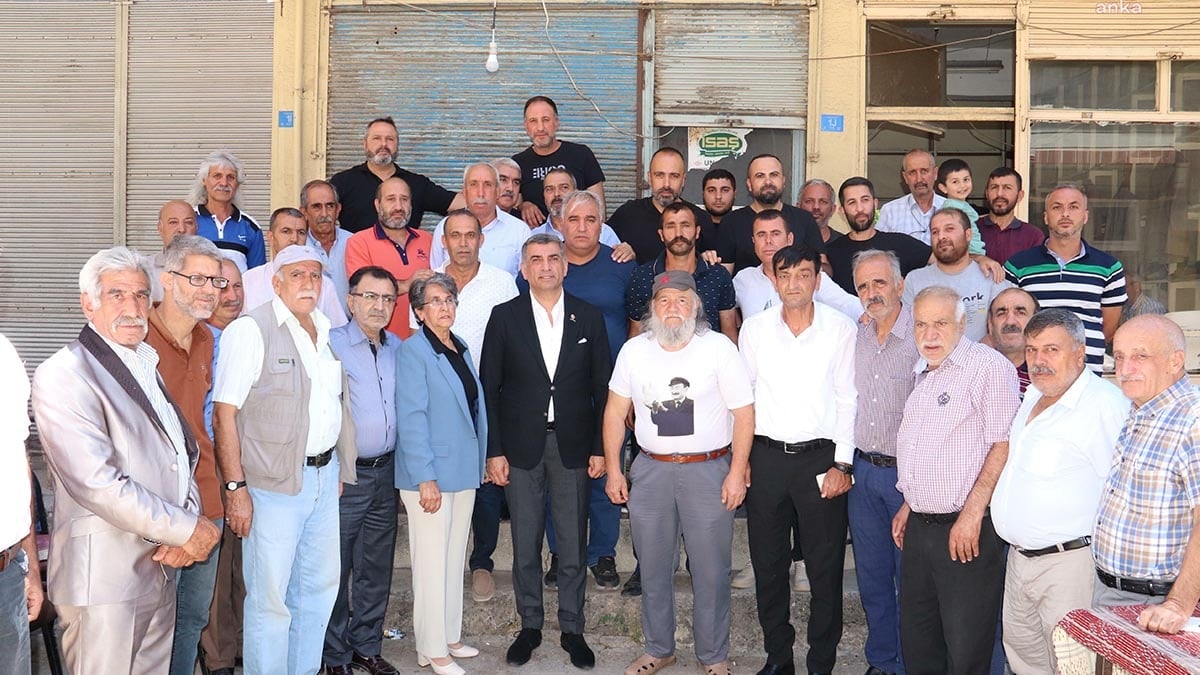 CHP’li Gürsel Erol, maaşlarını alamayan kurşun-çinko tesisi işçilerini ziyaret etti