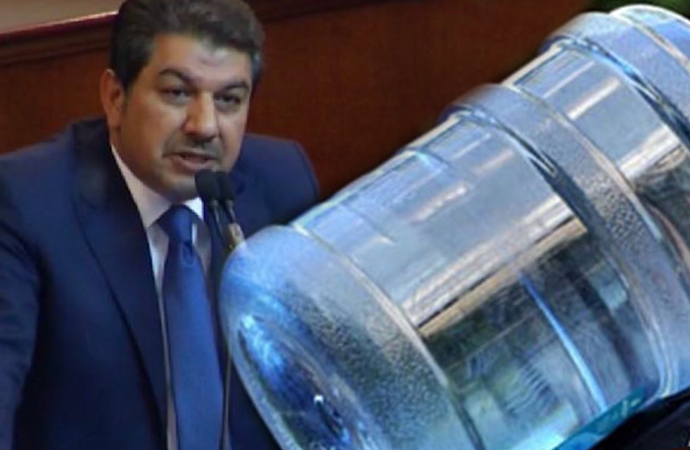 'AKP halkı ambalajlı su tüketmeye mahkûm etti'