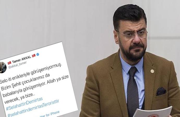 HDP'den suç duyurusu hazırlığı: Selahattin Demirtaş ve çocuklarına hakaret eden AKP'li Akal'a şok!