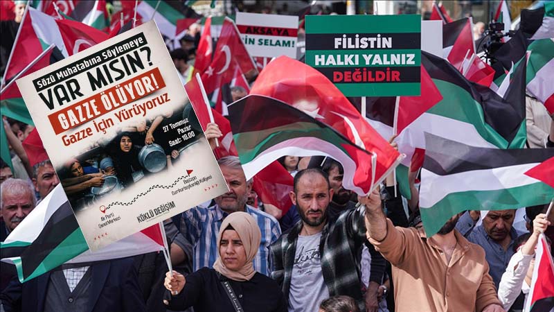 Gazze tepkisi büyüyor: Ankara’da AKP binasından Külliye’ye yürüyüş kararı!