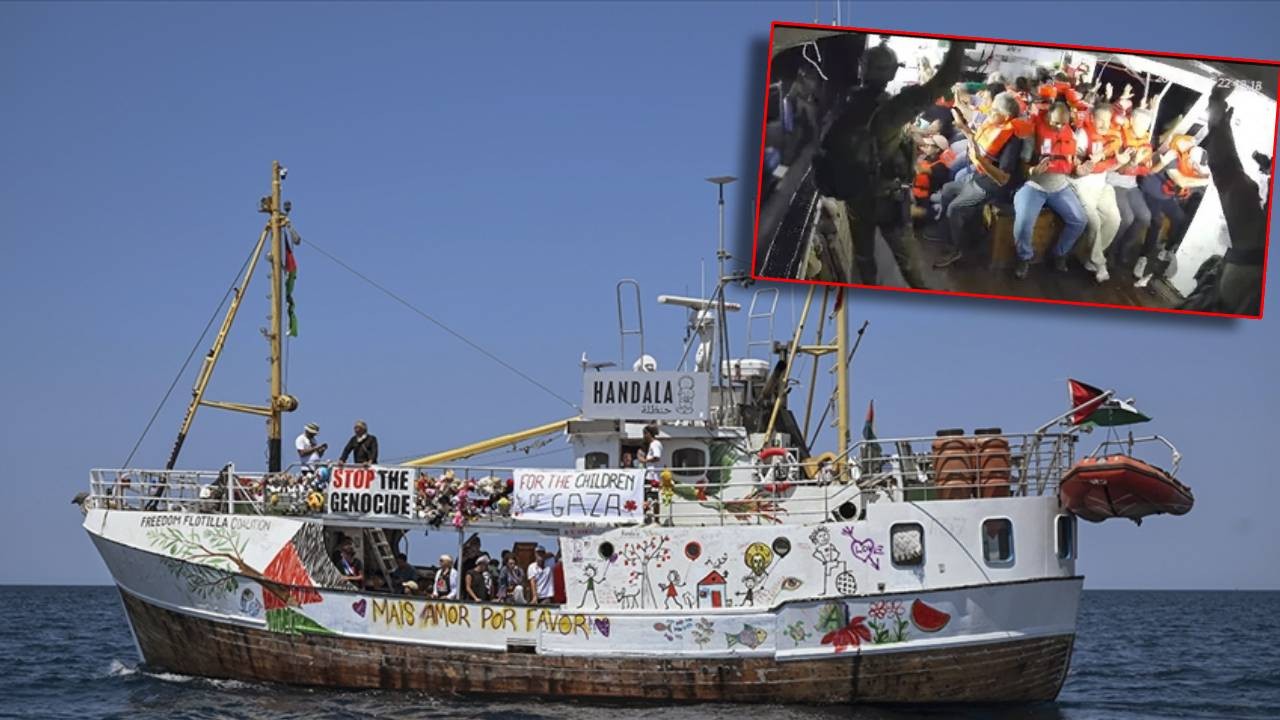 Özgürlük Filosu'na İsrail Müdahalesi: Hanzala Gemisi Gazze Yolunda Durduruldu!