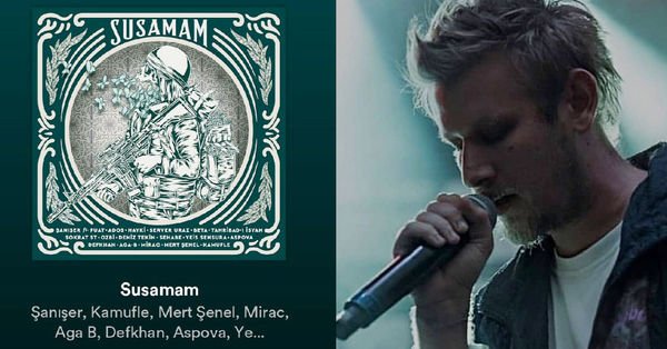 Rapçı Şanışer'in 17 şarkıcı ile birlikte yaptığı #Susamam şarkısının yıl dönümü kutlanıyor