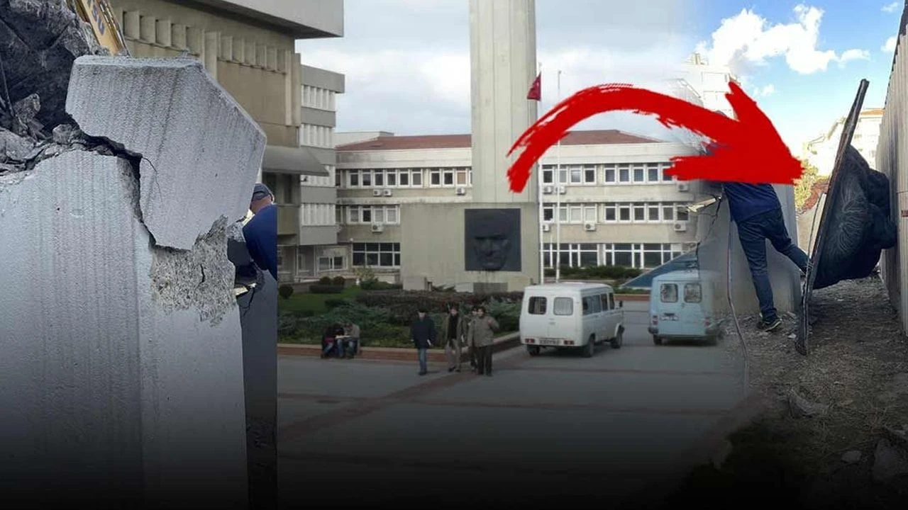 Kayyum atanan Boğaziçi Üniversitesi’nde Atatürk büstü devrildi