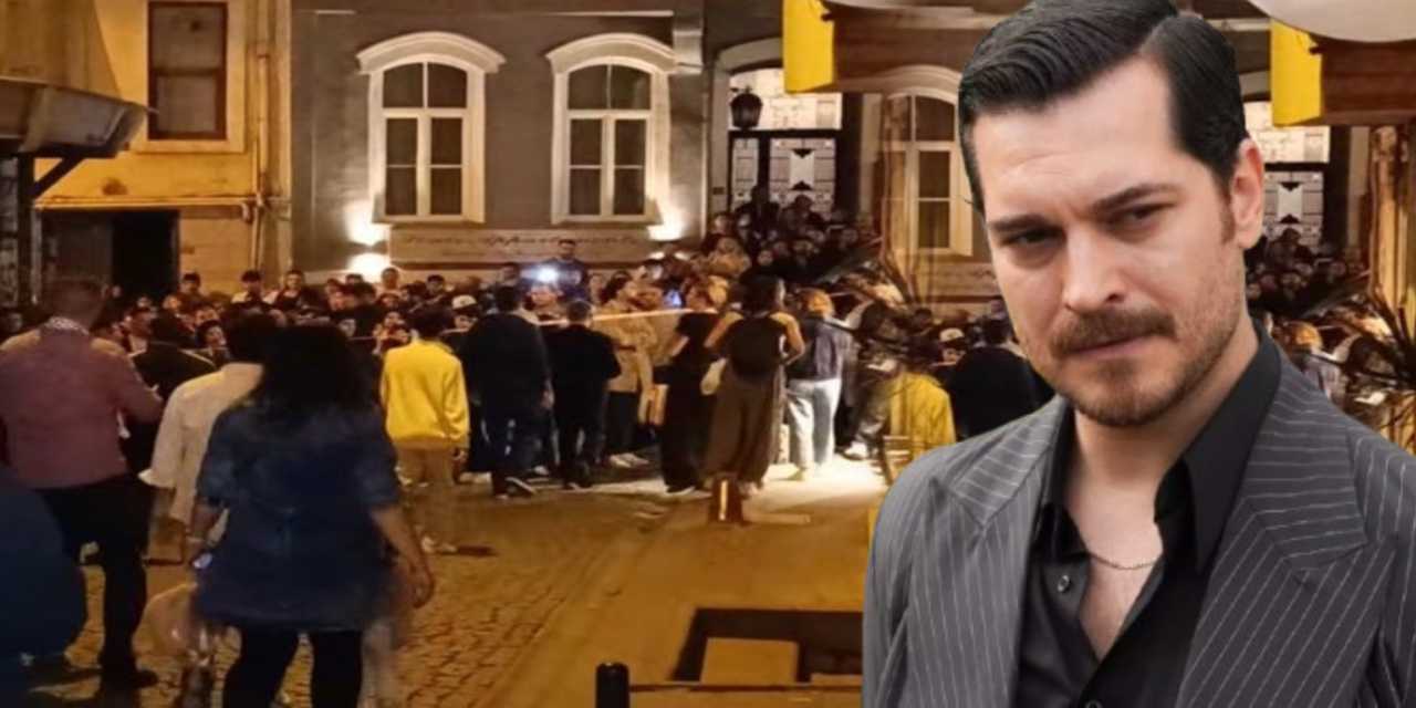 'Eşref Rüya' Setinde izdiham! Çağatay Ulusoy zor anlar yaşadı!