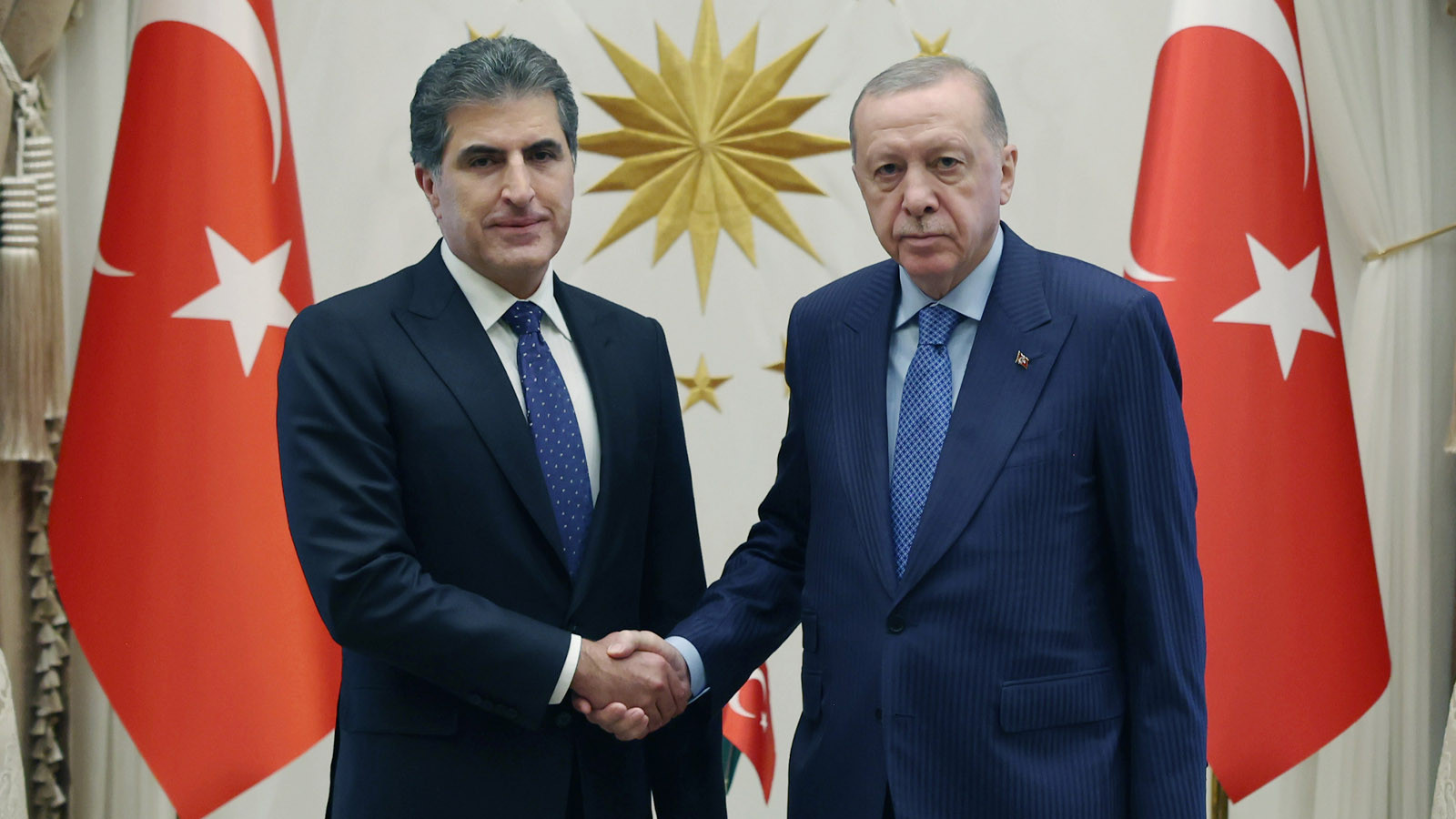 Erdoğan, Neçirvan Barzani’yi kabul etti