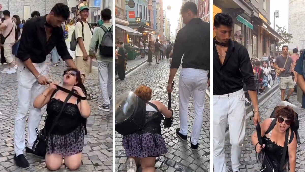 Rezil video İstanbul’un göbeğinde çekildi, tepkiler çığ gibi büyüdü