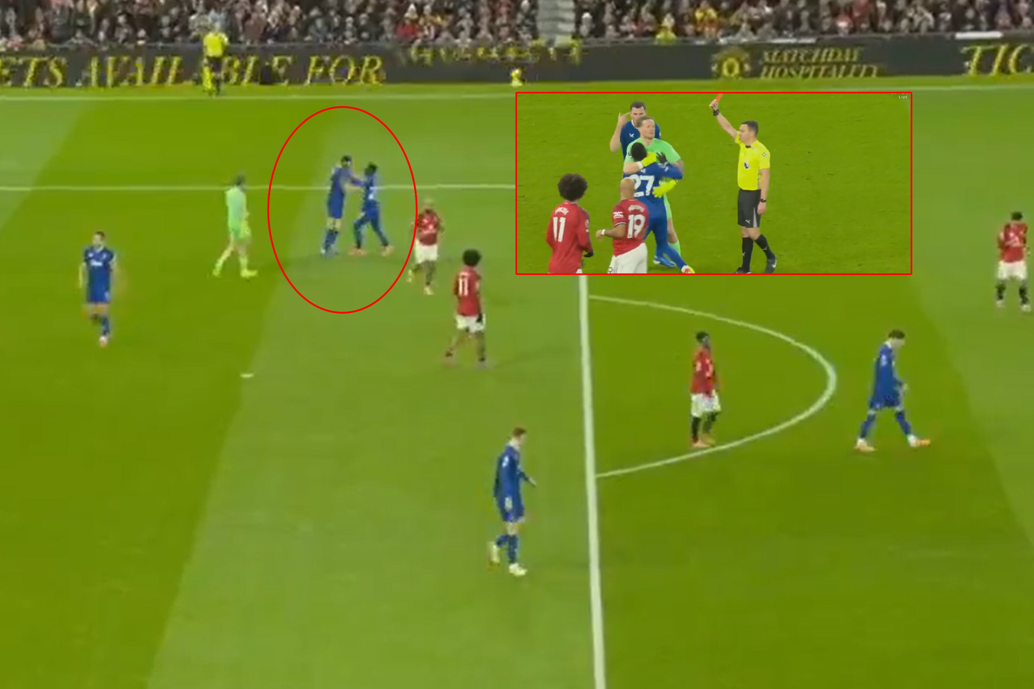 Everton’da Gana Gueye, takım arkadaşına tokat attı!
