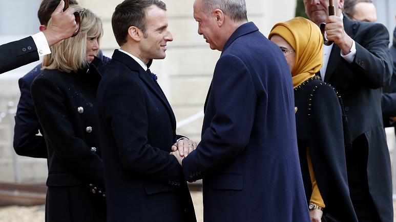Cumhurbaşkanı Erdoğan ile Macron telefonda görüştü