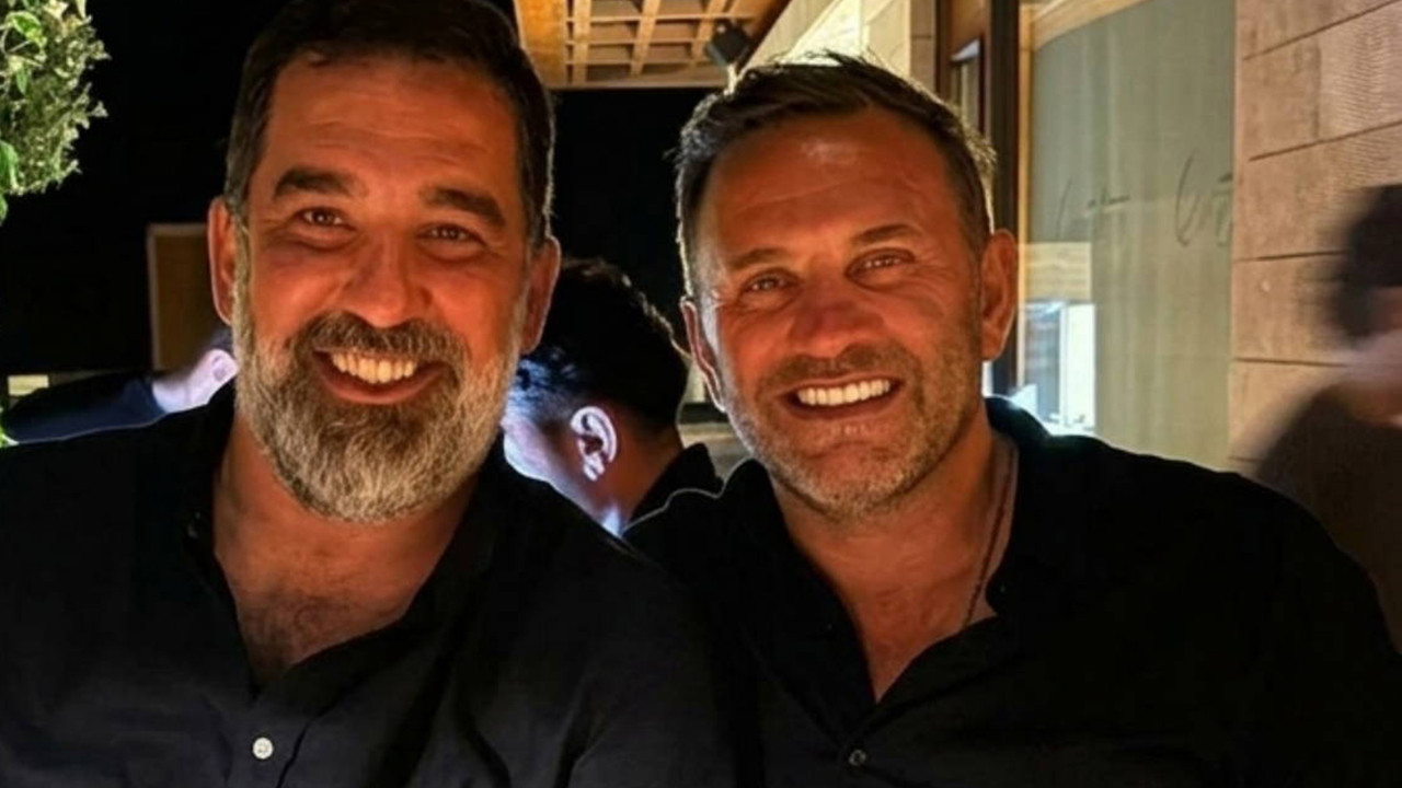 İki şampiyon bir arada: Okan Buruk ve Arda Turan sosyal medy