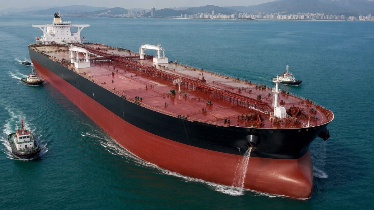 333 Metrelik Dev Tanker İlk Seferine Çıktı: 2 Milyon Varil Petrol Taşıyabiliyor!