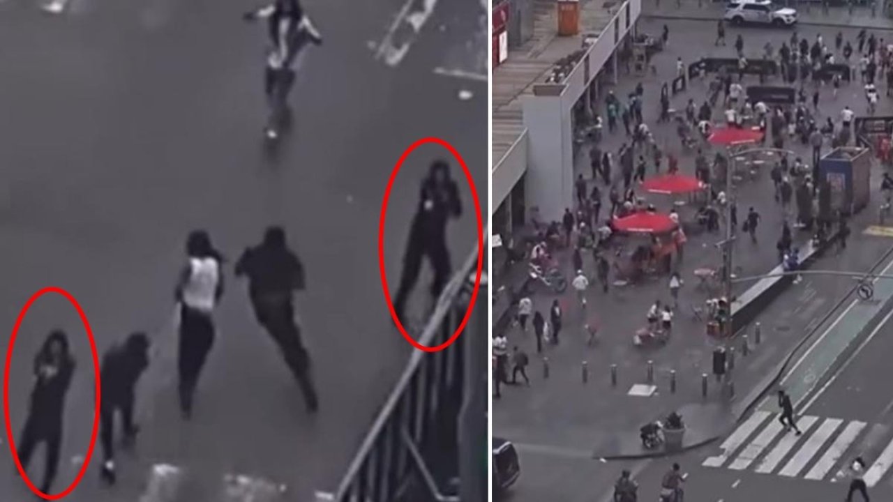 Times Meydanı’nda Silah Sesleri Paniğe Yol Açtı: Ortalık Bir Anda Karıştı!